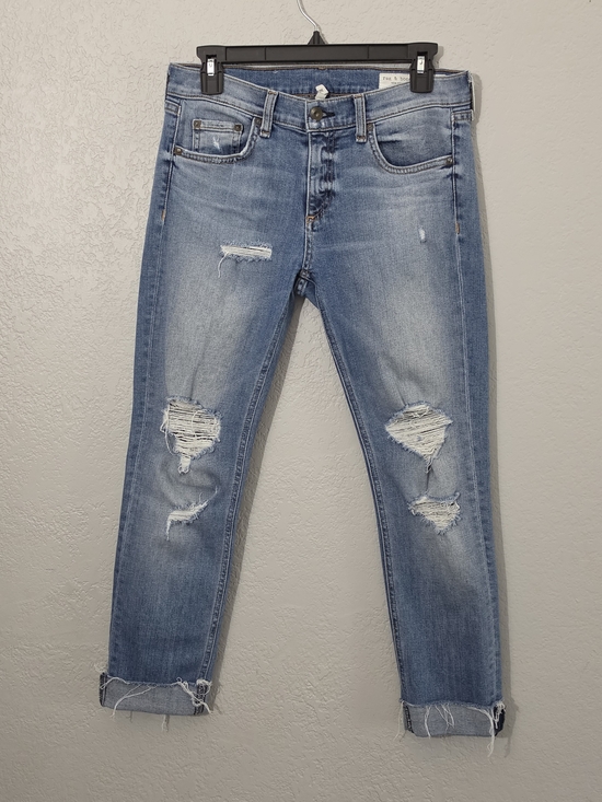 rag & bone Denim - rag & bone The Dre Slim Fit Boyfriend/Skinny Jeans In Carter Womens 27